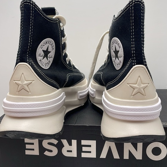 Converse WMNS RUN STAR LEGACY CX HI BLACK/EGRET/WHITE A00869C Platforms Sneakers - Picture 13 of 16